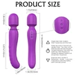 Sex HD Iris - 2 motoros melegítő masszírozó vibrátor (lila)
