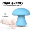 Sex HD Mushroom - akkus arcmasszírozó (kék)