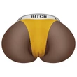 Lovetoy Streetgirl's 12 - művagina torzó és tanga (sötét testszínű)