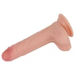 Lovetoy Nature Cock - kétrétegű élethű dildó - 18 cm (natúr)