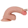 Lovetoy Nature Cock - kétrétegű élethű dildó - 18 cm (natúr)