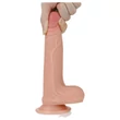 Lovetoy Nature Cock - kétrétegű élethű dildó - 18 cm (natúr)