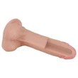 Lovetoy Nature Cock - kétrétegű élethű dildó - 18 cm (natúr)