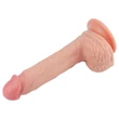 Lovetoy Nature Cock - tapadókorongos élethű dildó - 21 cm (natúr)