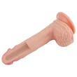 Lovetoy Nature Cock - tapadókorongos élethű dildó - 21 cm (natúr)