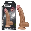 Lovetoy - élethű, hajlított dildó - 20 cm (testszínű)