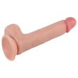 Lovetoy Nature Cock - kétrétegű élethű dildó - 20 cm (natúr)