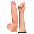 Lovetoy Nature Cock - kétrétegű élethű dildó - 30 cm (natúr)