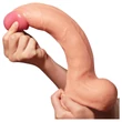 Lovetoy Nature Cock - kétrétegű élethű dildó - 30 cm (natúr)