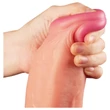 Lovetoy Nature Cock - kétrétegű élethű dildó - 30 cm (natúr)