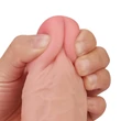 Lovetoy Sliding-Skin - kétrétegű dildó - 23 cm (testszínű)