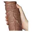 Lovetoy Chubby - tapadókorongos élethű dildó - 25 cm (natúr)