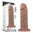Lovetoy Chubby - tapadókorongos élethű dildó - 25 cm (natúr)