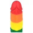 Lovetoy Prider - élethű dildó - 19 cm (szivárvány)