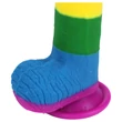 Lovetoy Prider - élethű herés dildó - 20 cm (szivárvány)