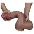 Lovetoy Nature Cock - kétrétegű élethű dildó - 26 cm (testszínű)