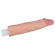 Lovetoy Pleasure X-tender - péniszköpeny - 19cm (natúr)