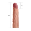 Lovetoy Pleasure X-tender - péniszköpeny - 19 cm (testszínű)