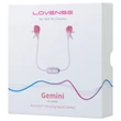 Lovense Gemini - App-vezérelt vibrációs mellbimbó csipesz (pink)