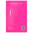 Lovense Lush 4 - App-vezérelt vibrációs tojás (pink)