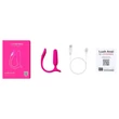 Lovense Lush Anal - App-vezérelt análvibrátor, LED-es - pink