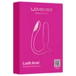 Lovense Lush Anal - App-vezérelt análvibrátor, LED-es - pink