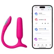 Lovense Lush Anal - App-vezérelt análvibrátor, LED-es - pink