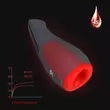 OTOUCH Airturn 2 - akkus szívó maszturbátor (fekete-piros)