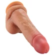 FeelSkin - ultra realisztikus herés dildó - natúr (20,3cm)