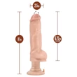 Blush Bad Boy - piercinges vibrátor - 33cm (natúr)