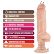 Blush Bad Boy - piercinges vibrátor - 33 cm (testszínű)