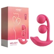 Honey Play Box Melody - App-vezérelt gyöngyös 2in1 vibrátor (piros)