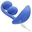 Honey Play Box Melody - App-vezérelt gyöngyös 2in1 vibrátor (kék)