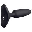 LOVENSE Hush 2 XS - újratölthető kis anál vibrátor (25mm) - fekete