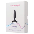 LOVENSE Hush 2 XS - akkus kis anál vibrátor (25mm) - fekete