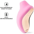 LELO Sona - hanghullámos csiklóizgató (pink)