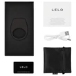 LELO Tor 3 - App-vezérelt vibrációs péniszgyűrű, férfiaknak (fekete)