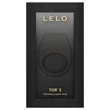 LELO Tor 3 - App-vezérelt vibrációs péniszgyűrű, férfiaknak (fekete)
