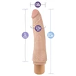 Dr. Skin Vibe No.7. - élethű vibrátor (testszínű)