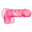 B Yours Sweet N Hard 4 - herés dildó - 18 cm (pink)