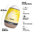 Crushious Ezy Egg Anal - maszturbátor tojás (testszínű)