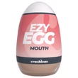 Crushious Ezy Egg Mouth - maszturbátor tojás (testszínű)