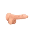 RealRock Dong 7 - élethű, herés dildó (17 cm, natúr)
