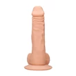 RealRock Dong 8 - élethű, herés dildó (20 cm, natúr)