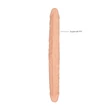 RealRock Double Dong 14 - dupla dildó (36 cm, testszínű)