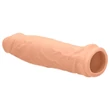 RealRock Penis Sleeve 6 - péniszköpeny (17 cm, natúr)
