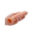 RealRock Penis Sleeve 6 - péniszköpeny (17 cm, natúr)