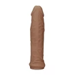 RealRock Penis Sleeve 6 - péniszköpeny (17cm) - sötét natúr