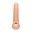 RealRock Penis Sleeve 9 - péniszköpeny (21,5 cm, natúr)