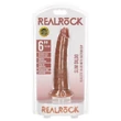 RealRock Slim - realisztikus dildó 15,5 cm (sötét natúr)